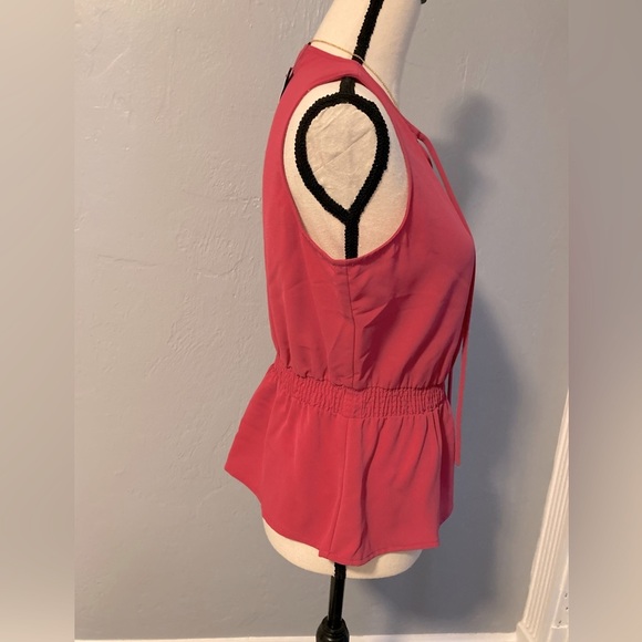 Alfani V-Neck Smocked Waist tank top - Picture 6 of 12